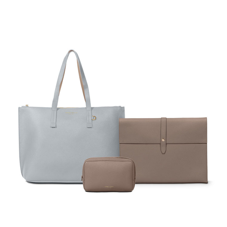 ZIP TOTE BAG WITH ACCESSORIES (3 IN 1)