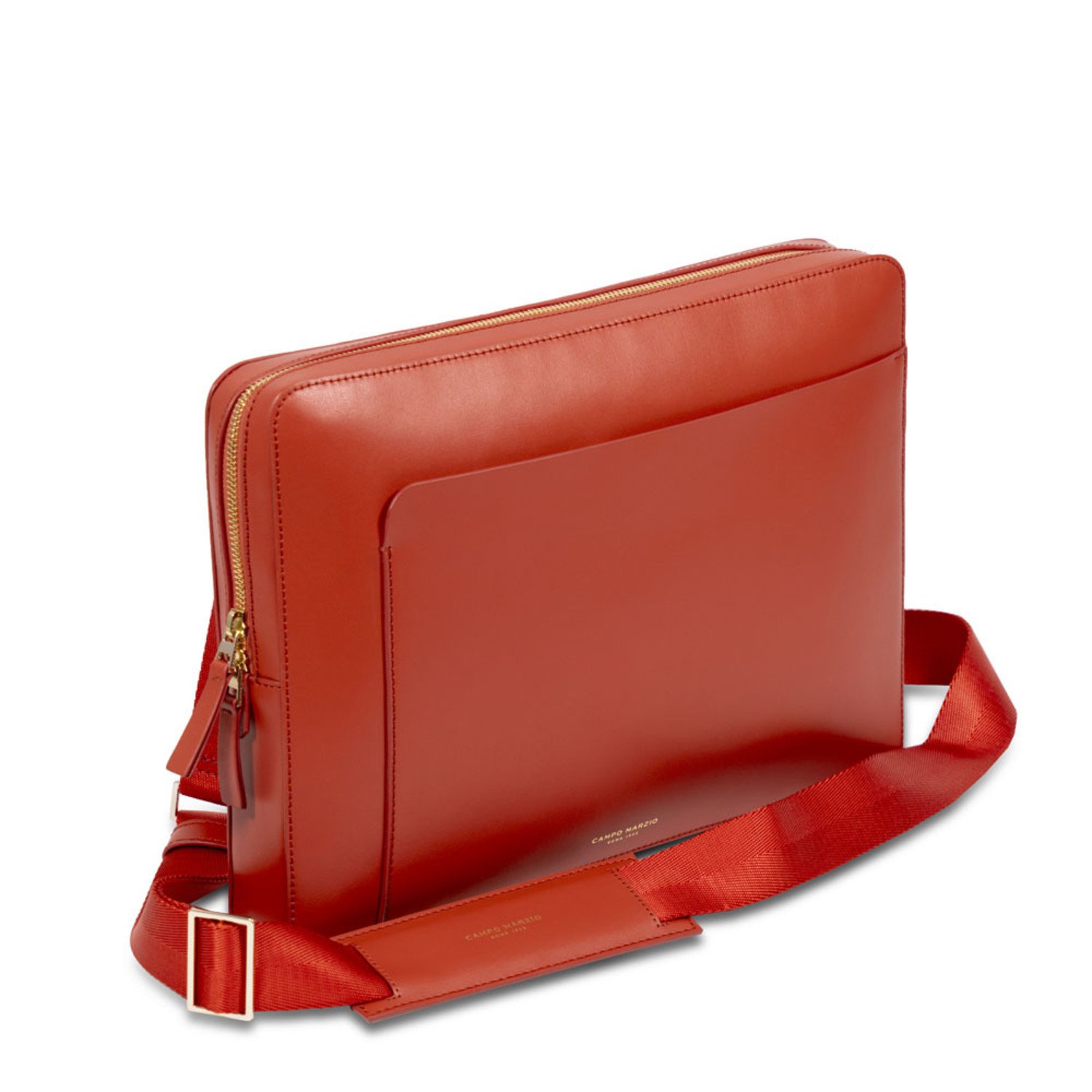 Red Leather Messenger Bag Leather Laptop Bag for Women Cross 