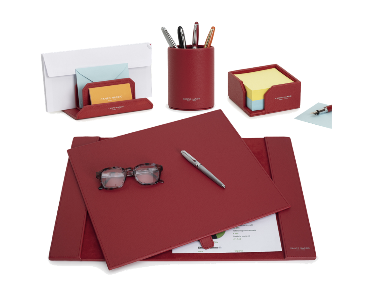 Set organizer ufficio Lena 4 pz