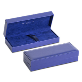 EMPTY PU PEN BOX OCEAN BLUE