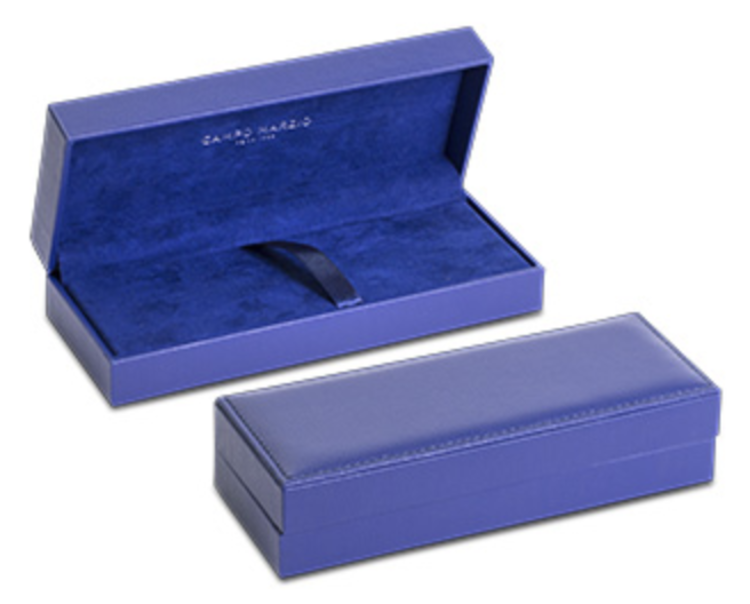 EMPTY PU PEN BOX OCEAN BLUE