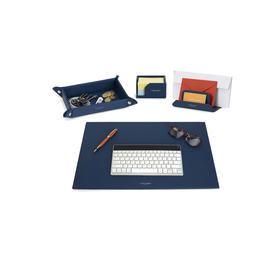 DESK SET OF 4-PIECES  LAPIS BLUE