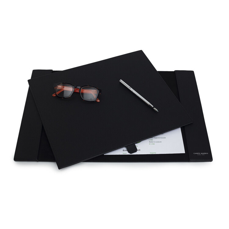 DOUBLE DESK SET 4PC A1 BLACK
