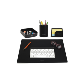 SINGLE DESK SET 4PC A2 BLACK