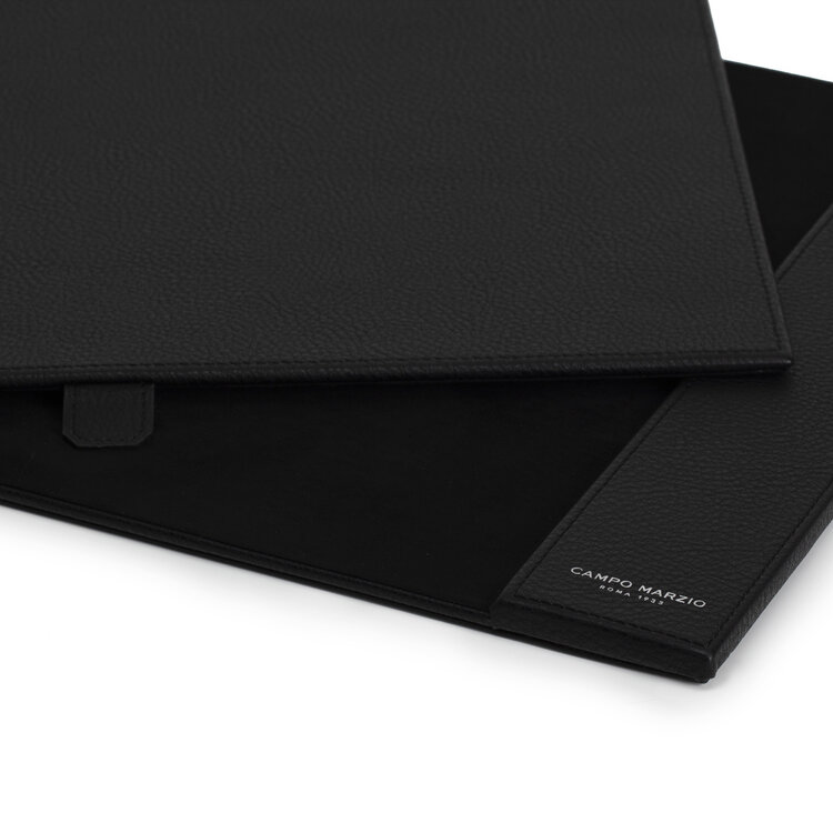 SINGLE DESK SET 3PC A1 BLACK