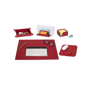 SINGLE DESK SET 5PC A1 RED