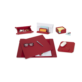 DOUBLE DESK SET 5PC A1 RED