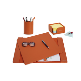 DOUBLE DESK SET 3PC A1 MANDARIN