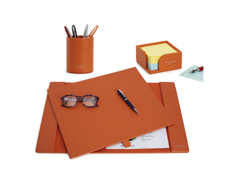 DOUBLE DESK SET 3PC A1 MANDARIN