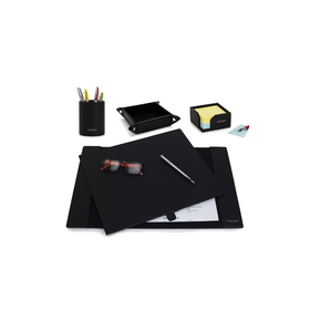 DOUBLE DESK SET 4PC A4 BLACK