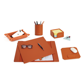 DOUBLE DESK SET 5PC A2 MANDARIN