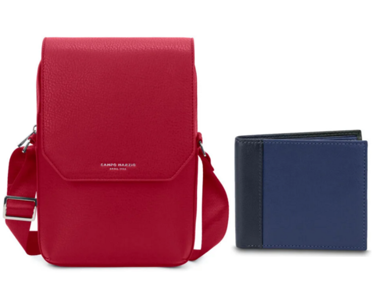 BAG & WALLET BUNDLE RED-SPACE BLUE