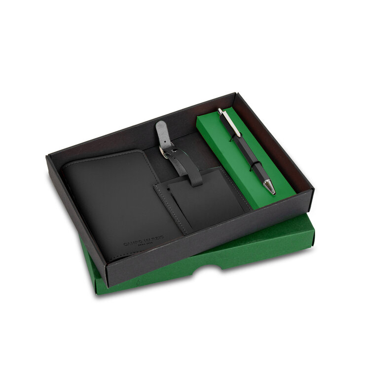 TRAVEL SET (PASSPORT, PEN & LUGGAGE TAG)