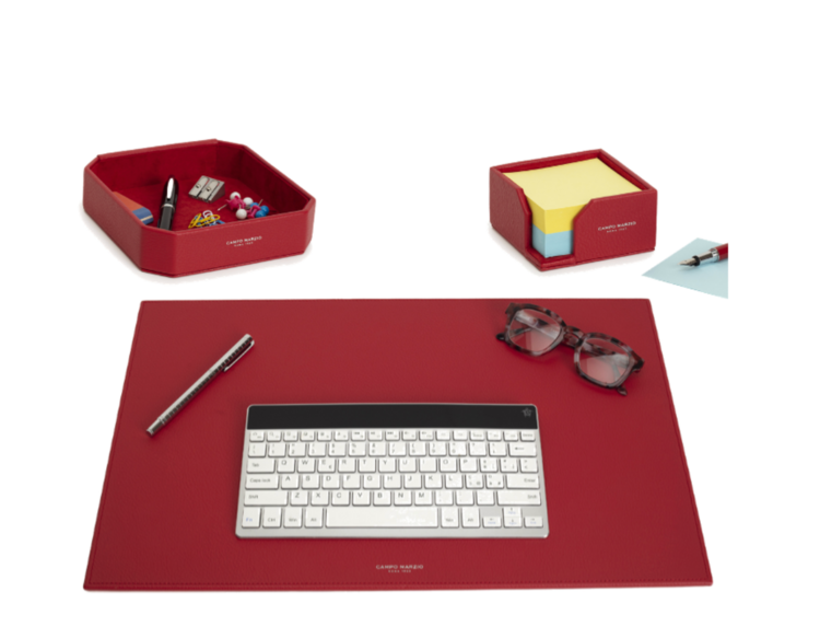 SINGLE DESK  SET 3PC A21 RED