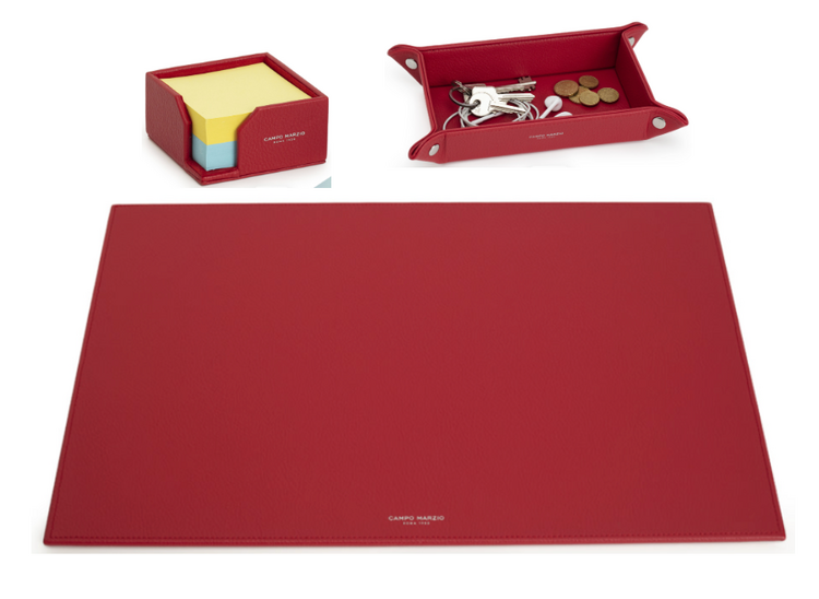 SINGLE DESK SET 3PC A22 RED