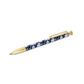 FLORAL BALLPOINT PEN OCEAN BLUE