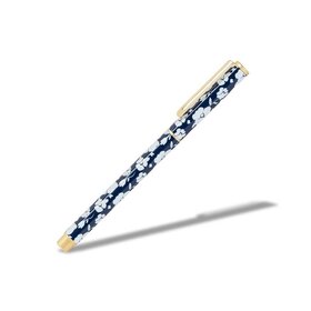 FLORAL ROLLER PEN OCEAN BLUE