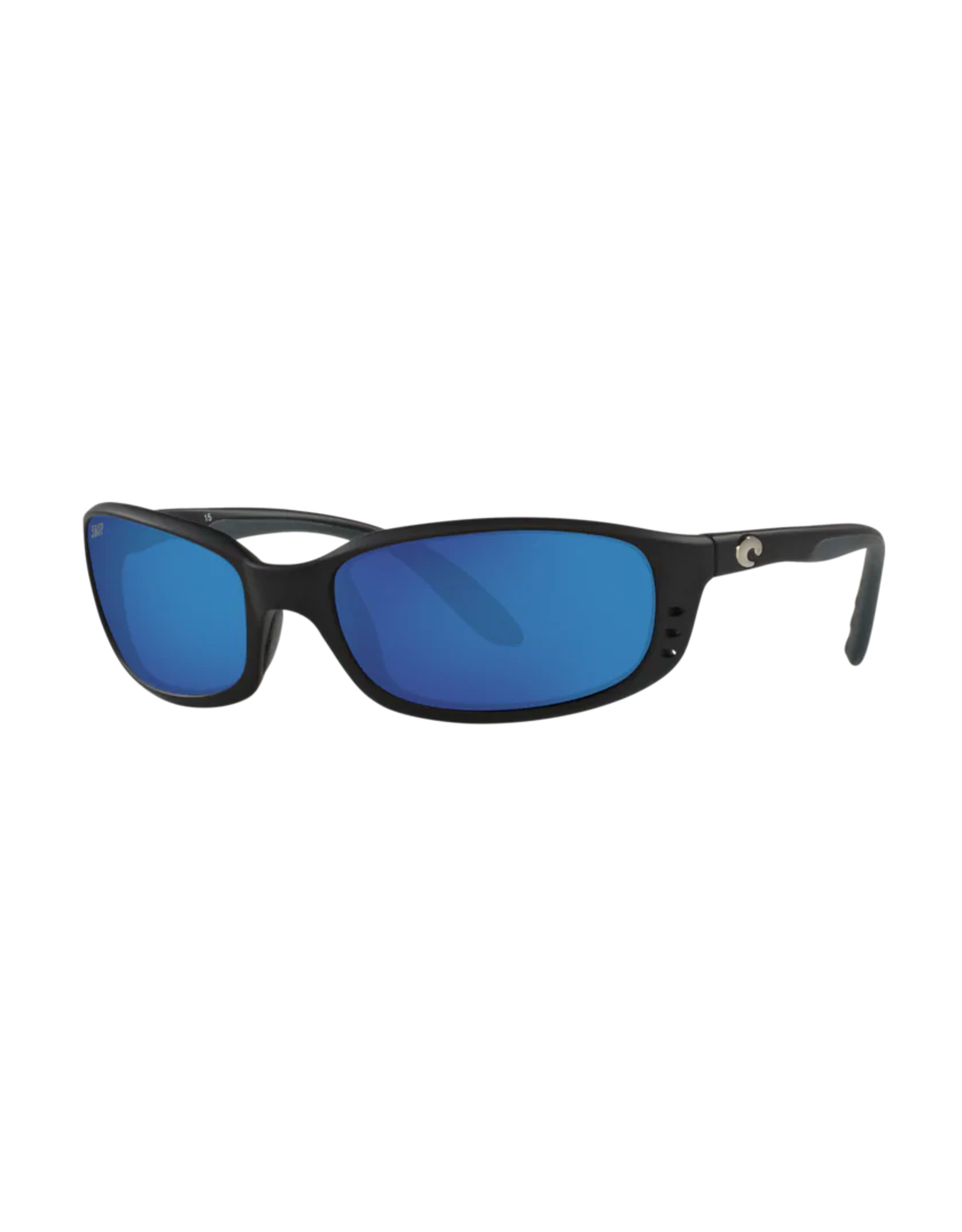 COSTA DEL MAR COSTA BRINE MATTE BLACK WITH BLUE MIRROR LENSES