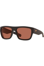 COSTA DEL MAR COSTA SAMPAN MATTE BLACK WITH COPPER LENSES