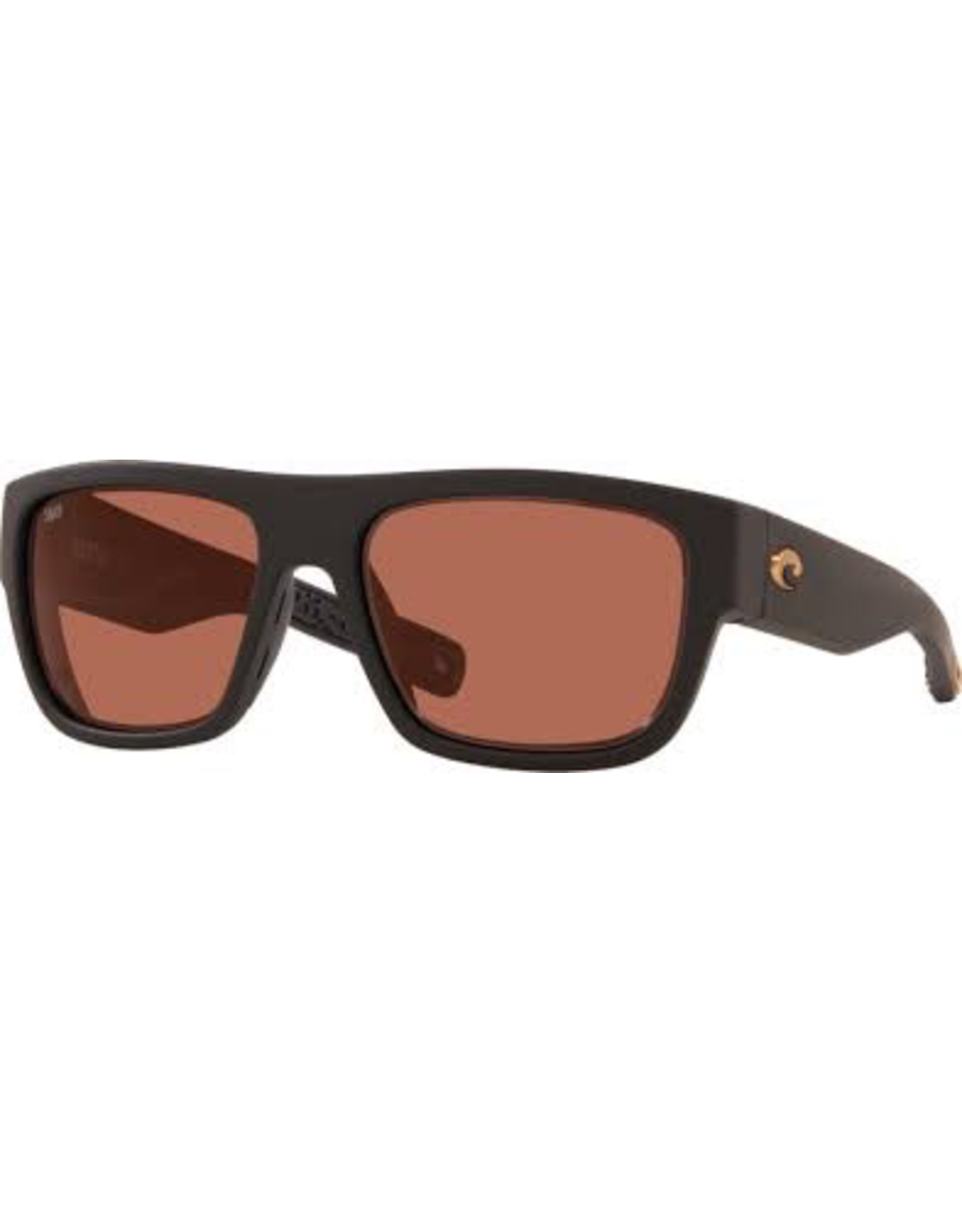 COSTA DEL MAR COSTA SAMPAN MATTE BLACK WITH COPPER LENSES