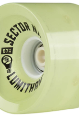 SECTOR 9 67mm 78A LUMITHANE GLOW WHEELS SET OF 4