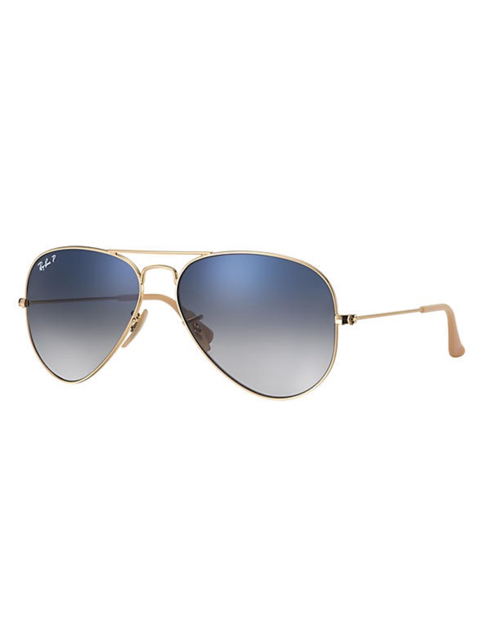 RAYBAN AVIATOR GOLD/BLUE POLARIZED