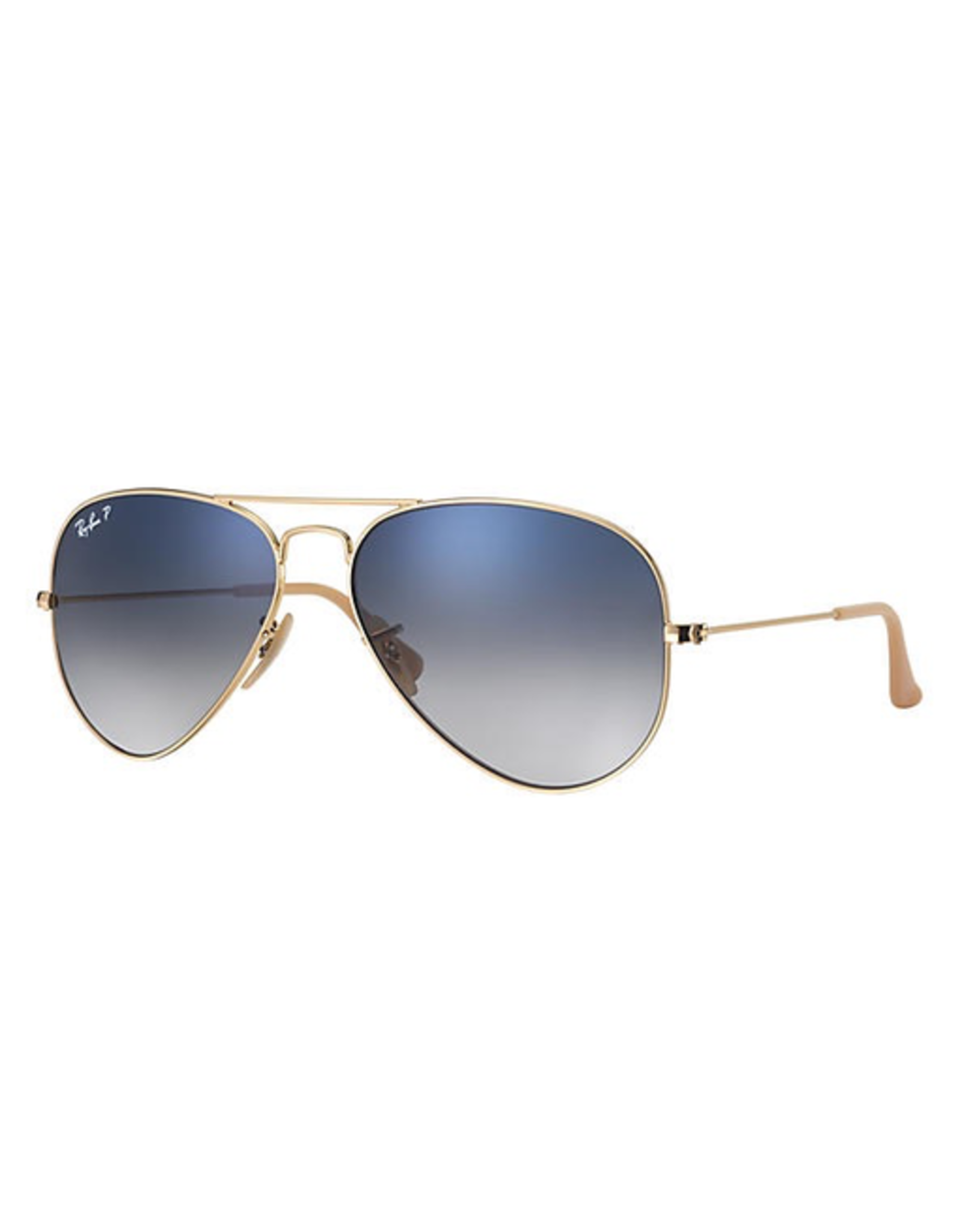 RAYBAN AVIATOR GOLD/BLUE POLARIZED