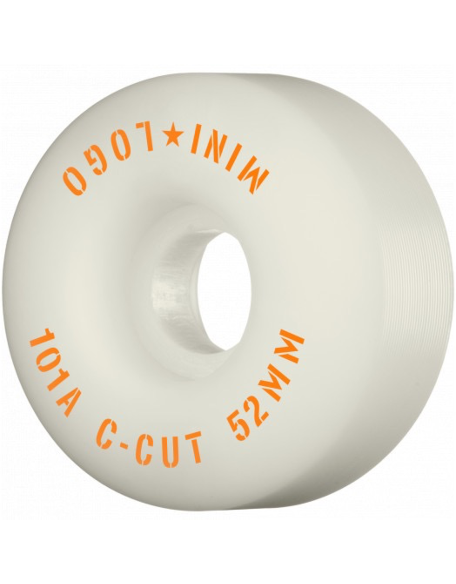 MINI LOGO Mini Logo Skateboard Wheels C-cut "2" 52mm 101A White 4pk
