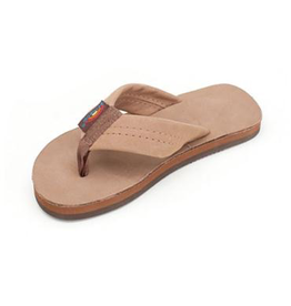 Rainbow Sandals KIDS PREMIER LEATHER DARK BROWN