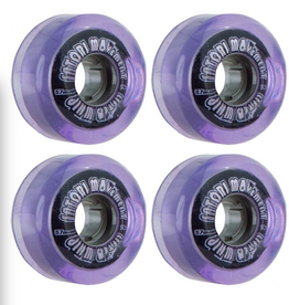 SATORI Satori Movement Lifted Whip Clear Purple Skateboard Wheels - 57mm 78a (Set of 4)
