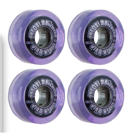 SATORI Satori Movement Lifted Whip Clear Purple Skateboard Wheels - 57mm 78a (Set of 4)