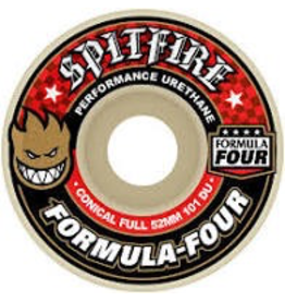 SPITFIRE SPITFIRE FORMULA 4 CONICAL FULL, 54MM 101A, WHITE/RED