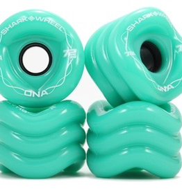 SHARK WHEEL SHARK DNA 72MM 7A SOLID TURQUOISE/WHT