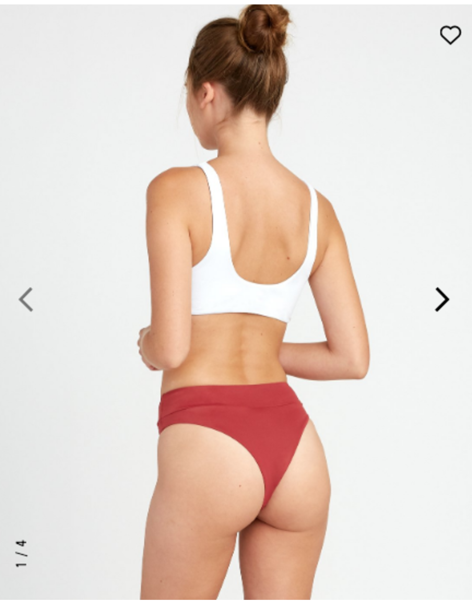Solid High Rise - Cheeky Coverage Bikini Bottoms for Women