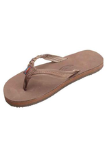 Rainbow Sandals KIDS FLIRTY BRAIDY PREMIER DARK BROWN