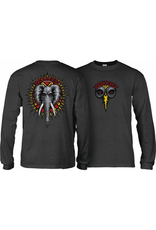 POWELL Powell Peralta Vallely Elephant L/S Shirt Charcoal