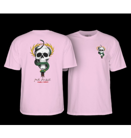 POWELL POWELL PERALTA SKULL AND SNAKE LT PINK TSHIRT