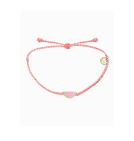 PURA VIDA ENAMEL WATERMELON BRACELET GOLD