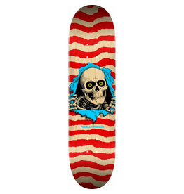POPWAR Powell Peralta Ripper Skateboard Deck Nat/Red - Shape 244 - 8.5 x 32.08