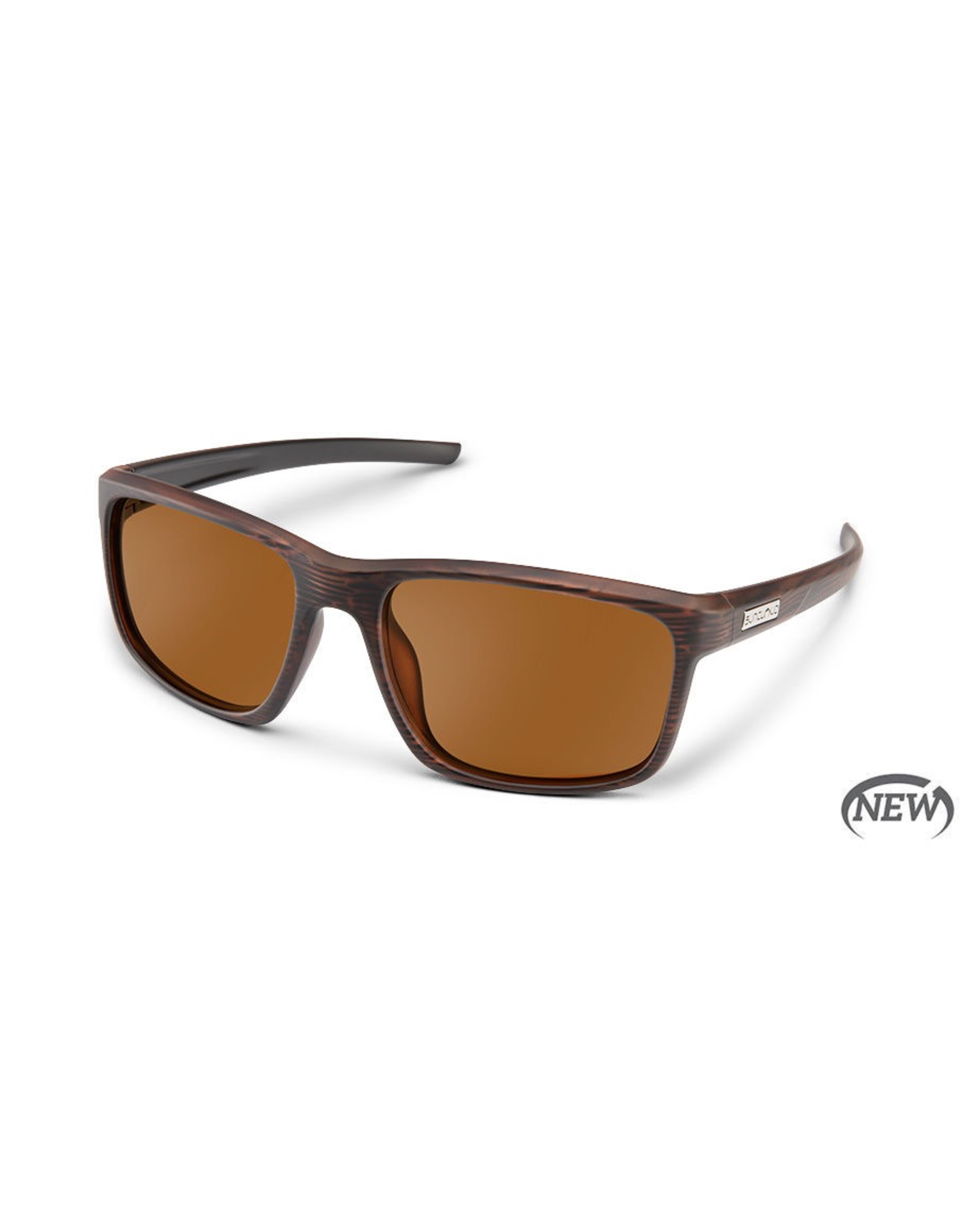 SUNCLOUD RESPEK SUNGLASSES BURNISHED BROWN/ POLARIZED BROWN