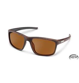 SUNCLOUD RESPEK SUNGLASSES BURNISHED BROWN/ POLARIZED BROWN
