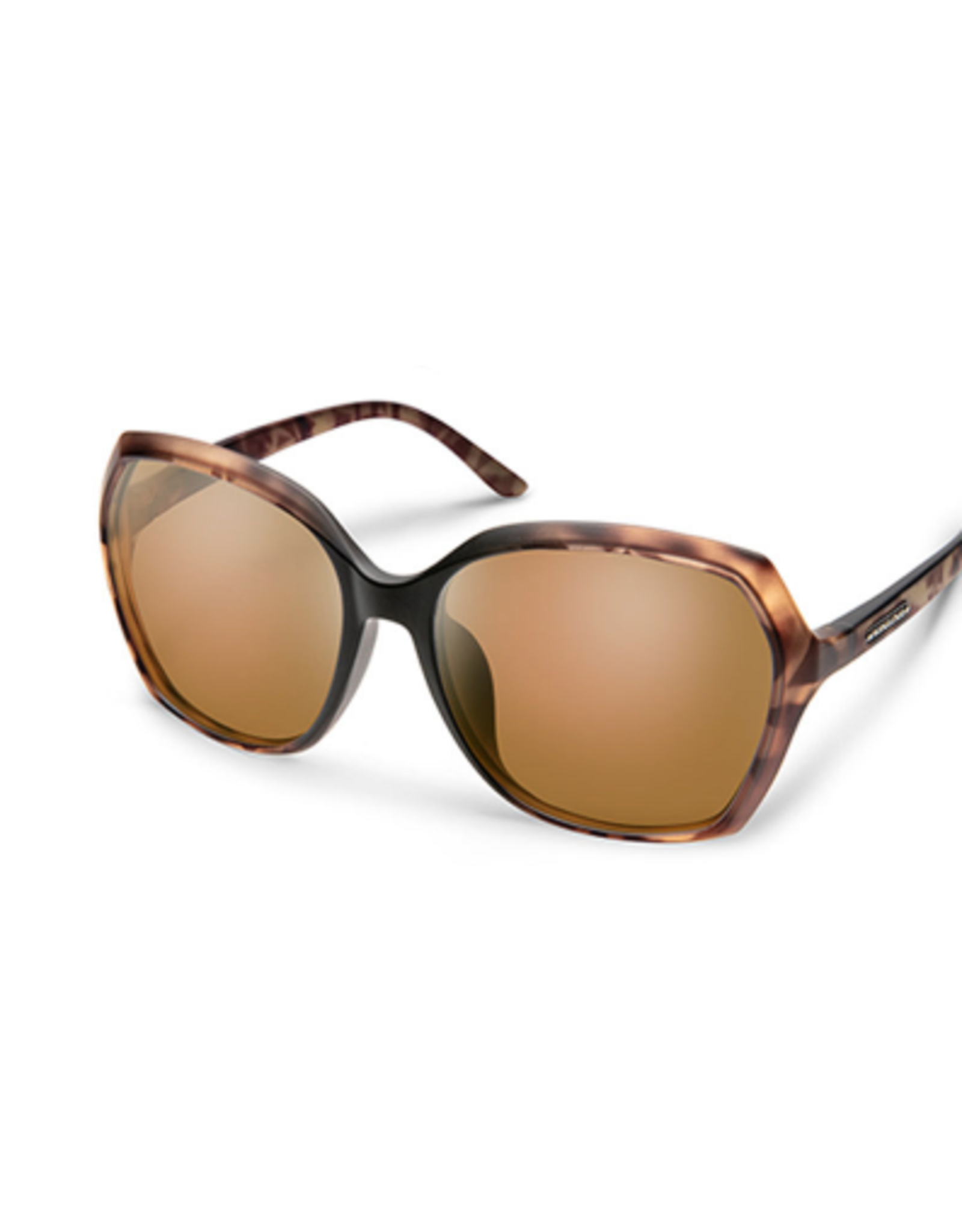 SUN CLOUD ADELAIDE SUNGLASSES MATTE COLA TORTOISE FADE/ POLARIZED BROWN