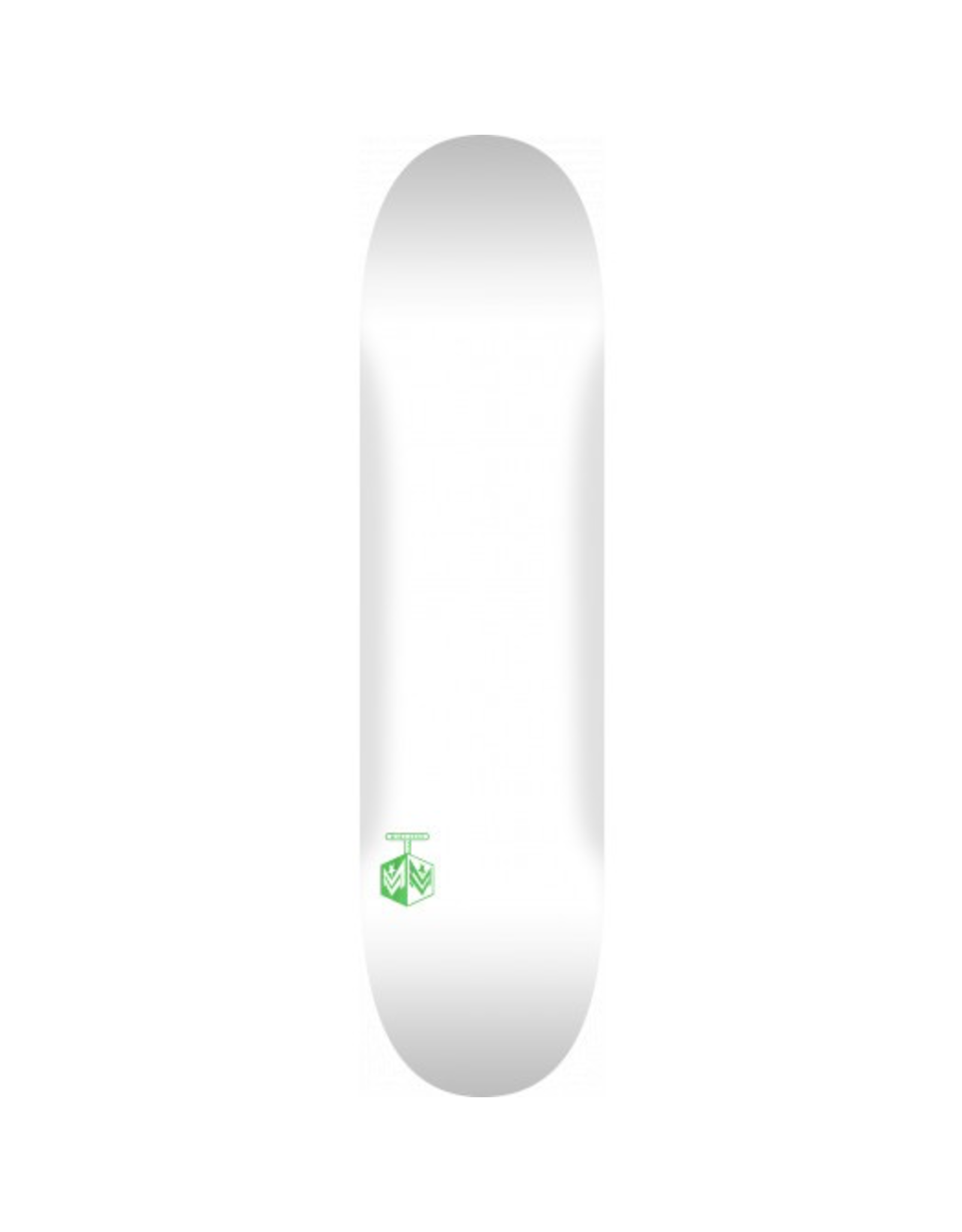 MINI LOGO MINI LOGO DETONATOR "15" SKATEBOARD DECK 243 K20 SOLID WHITE - 8.25 x 31.95