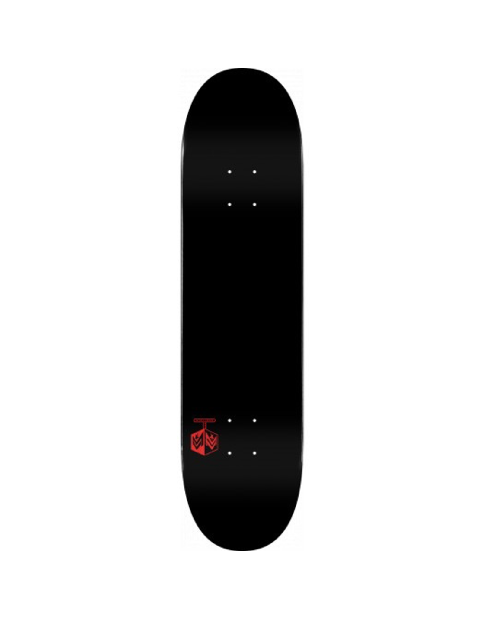 MINI LOGO MINI LOGO DETONATOR "15" SKATEBOARD DECK 243 K20 SOLID BLACK - 8.25 x 31.95