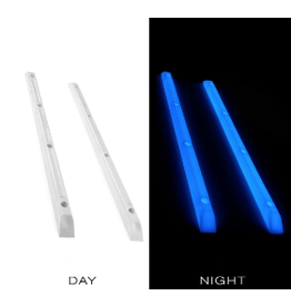 YOCAHER YOCAHER BOARD RAILS - GLOW IN THE DARK BLUE