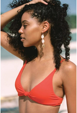 ONEILL Womens O’NEILL SALTWATER SOLIDS TALL TRI KNOT TOP