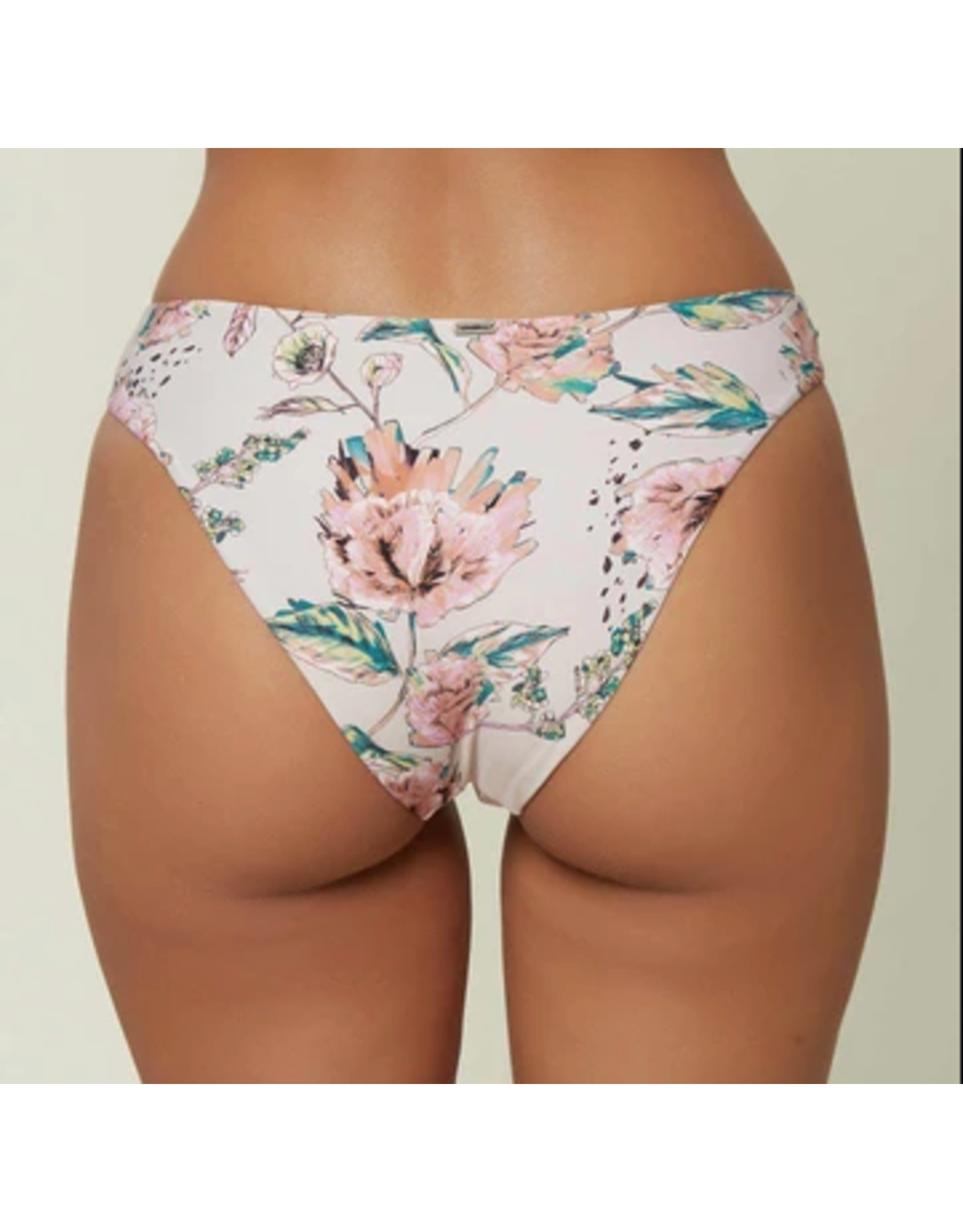 ONEILL Womens ONEILL VAN DON FLORAL RING HI-LEG BIKINI BOTTOMS