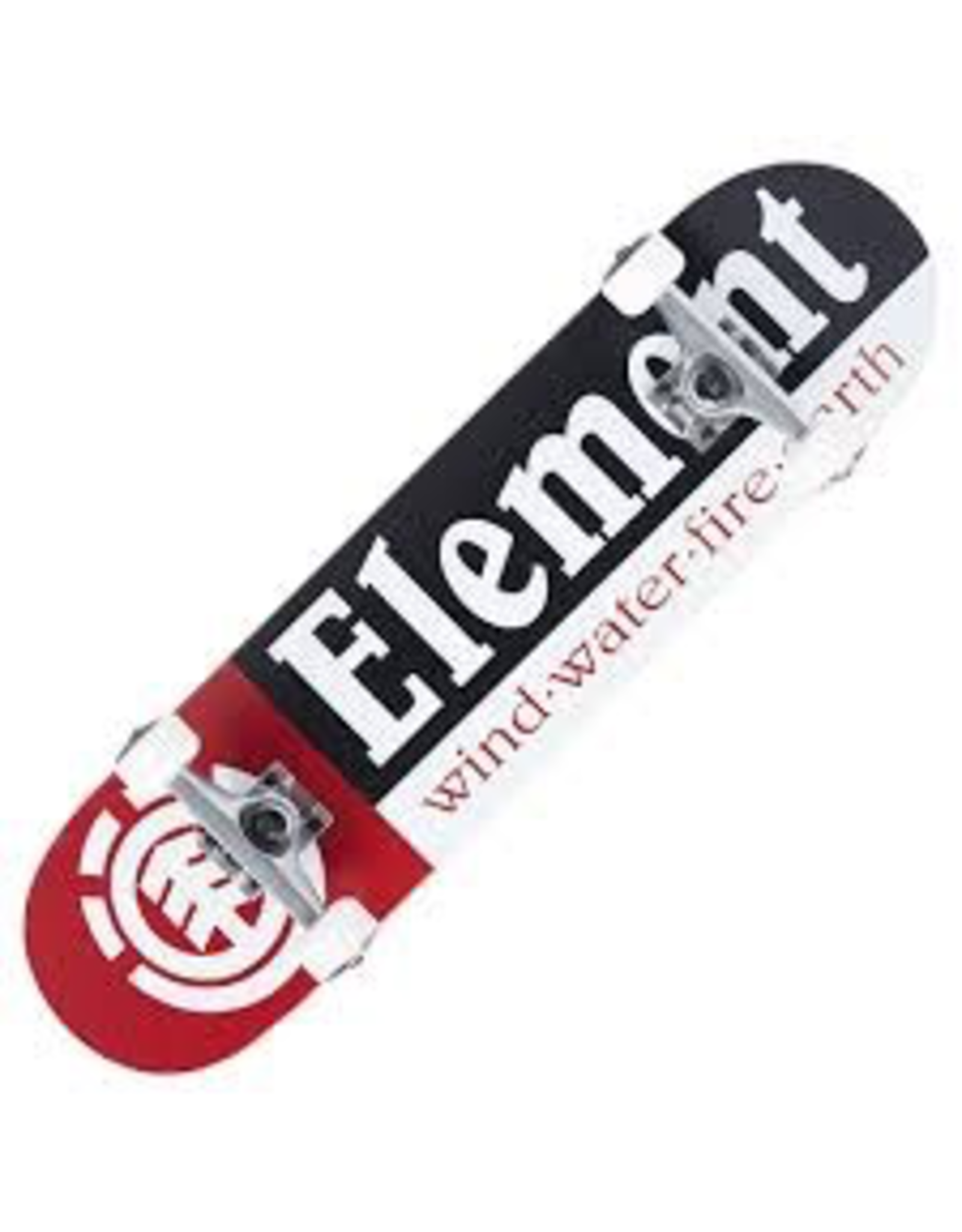 Element Skateboard Section Complete – 8.0 X 31.75, Print-Point, White, Assembled, Ready To Ride