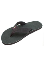 Rainbow Sandals MENS RAINBOW HEMP TOP SOLE AND STRAP BLACK