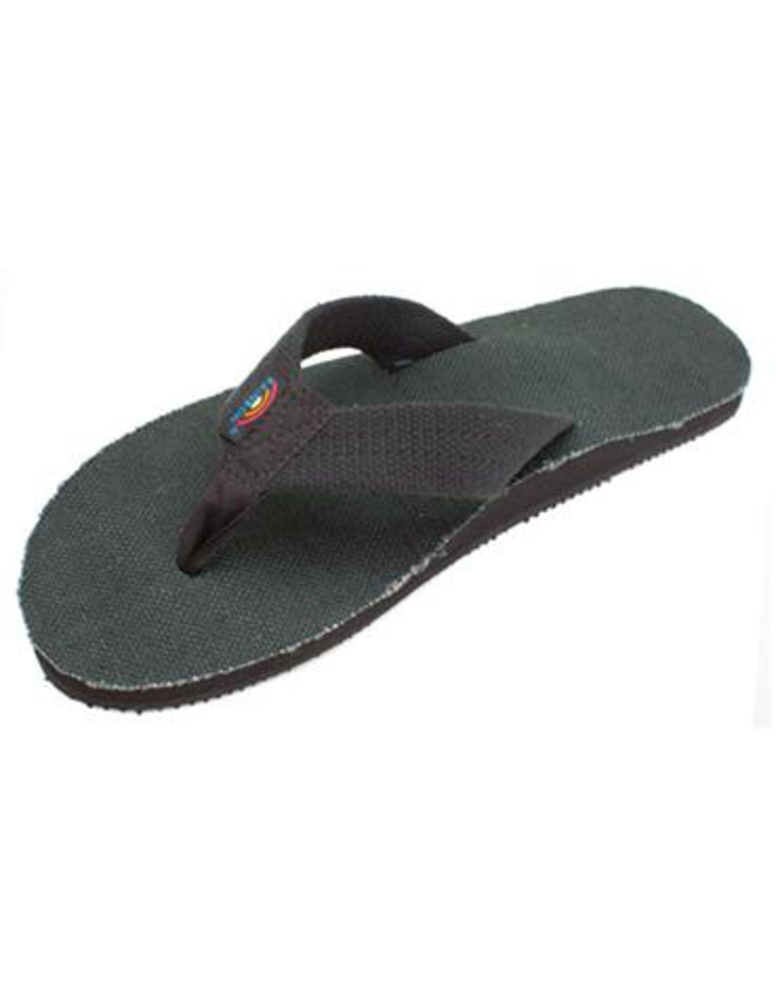 Rainbow Sandals MENS RAINBOW HEMP TOP SOLE AND STRAP BLACK